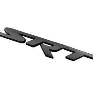 Dodge SRT Black Emblem Nameplate Fender Grille Badge | Challenger Charger…